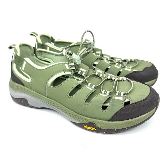 Dansko Mia Performance Green Waterproof Leather Outdoor Shoe Women 37 US 6.5 - Picture 1 of 16